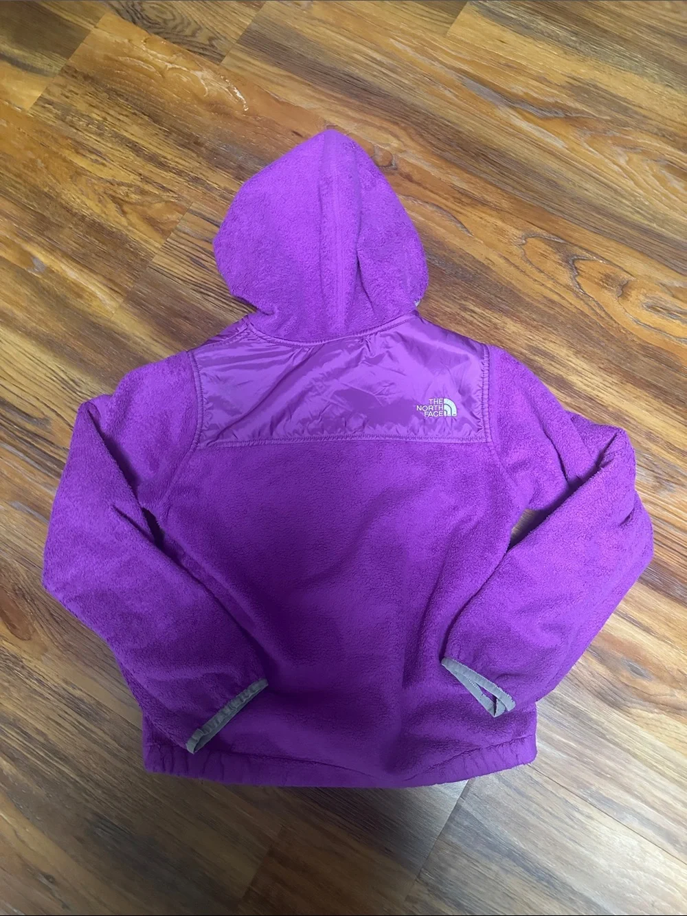 The North Face Kids' Purple Fleece Hoodie Jacket Size M 10/12